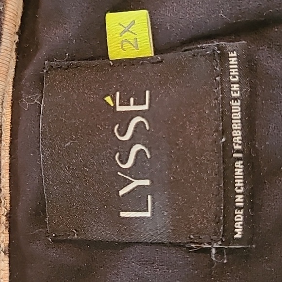 LYSSÉ Animal Print Top, Side Zipper Detail, Lined, Size 2X - Picture 10 of 13